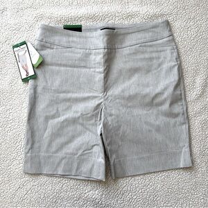 New Hilary Radley Gray Bermuda Shorts